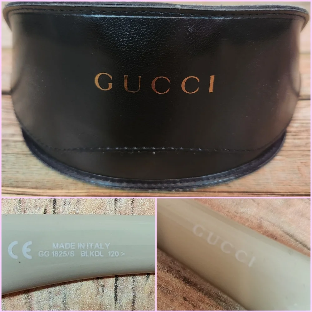 Gucci Rimless Signature Monogram Oversized Sunglasses GG1825/S - Picture 5 of 7